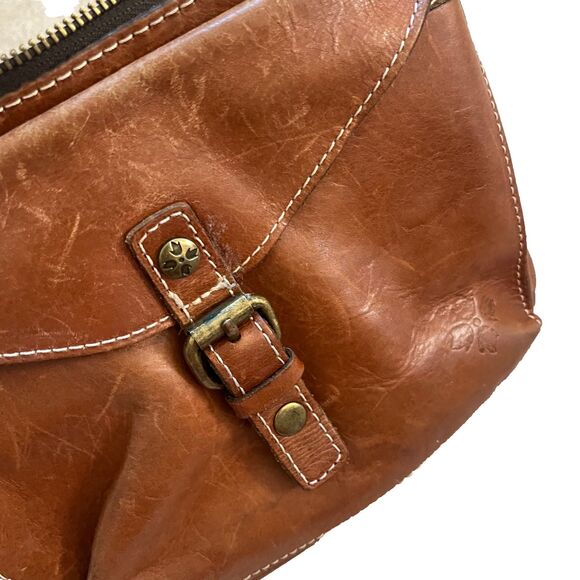 Patricia Nash Avellino Brown Leather Crossbody Bag - Picture 9 of 11